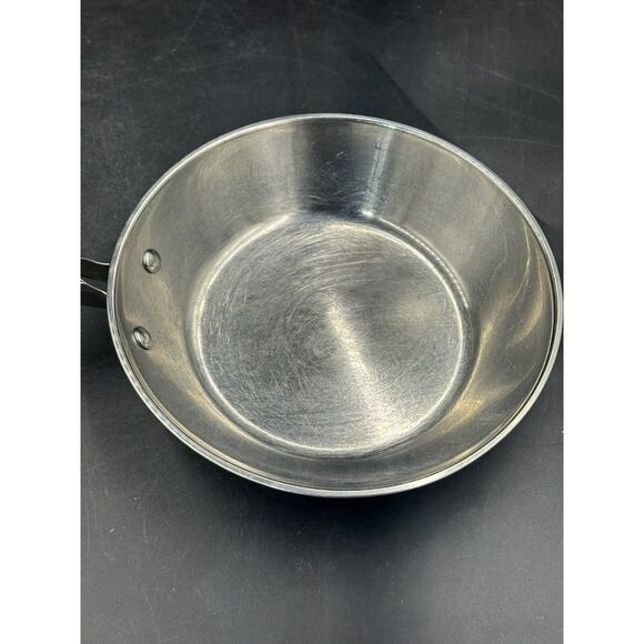 8.5 in TFAL Stainless Steel Induction Frying Sauteeing Pan Steel Handle T-Fal - Picture 2 of 4